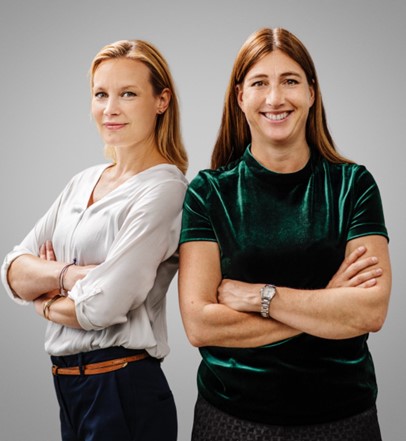 Grundarna Professor Cecilia Persson och VD Malin Nilsson.