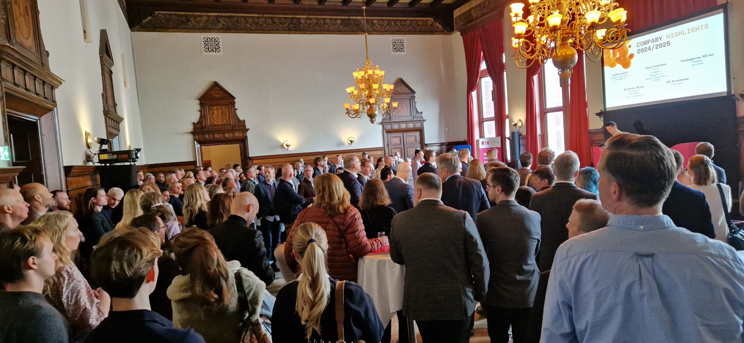 Lokala startups prisades under rekordstor vårfest