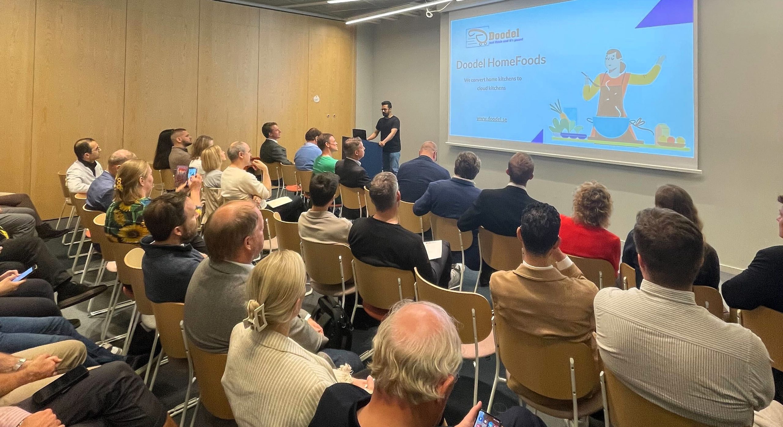 Innovativ matidé vann publikens hjärta i lokal entreprenörstävling